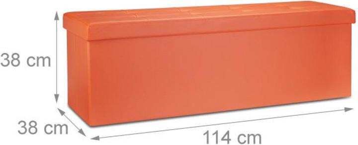 Actual product image Relaxdays Folding Storage Bench (114 cm)