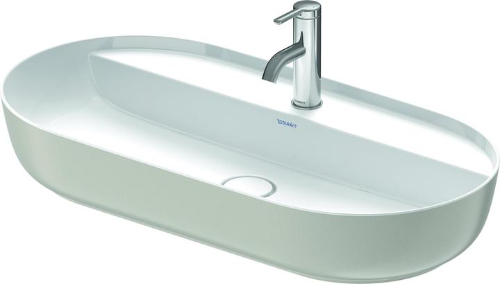 Produktbild Duravit Aufsatzbecken LUV o ÜL m HLB 800x400mm 1 HL gr sdm WG (400 mm, 800 mm)