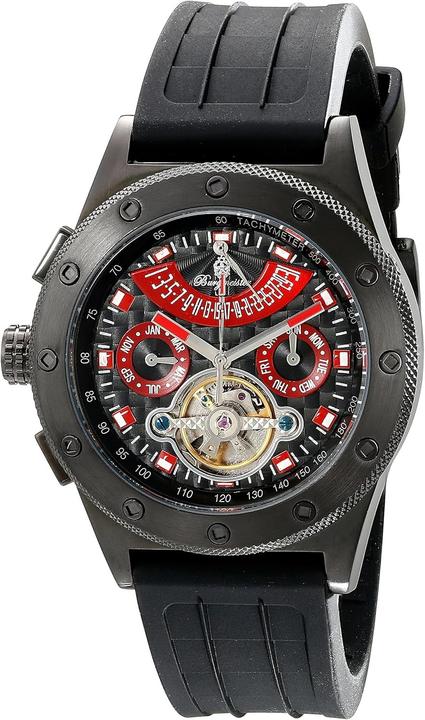 Produktbild Burgmeister Elegante Herrenuhr mit Silikonarmband und rostfreiem Gehäuse (Analoguhr)