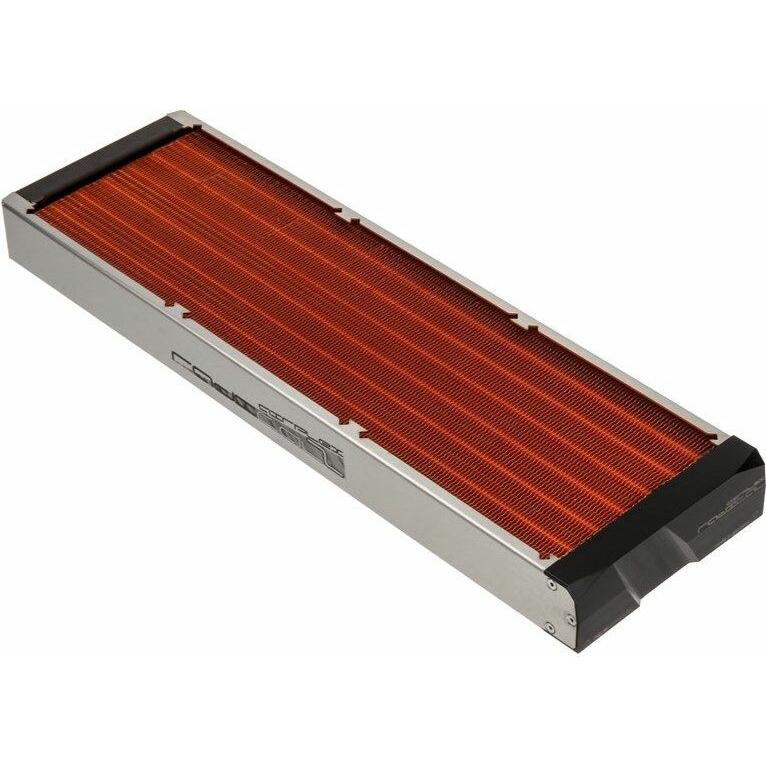 Aqua Computer airplex radical 2/420mm - Kupfer (140 mm), Wasserkühlung Radiator, Silber