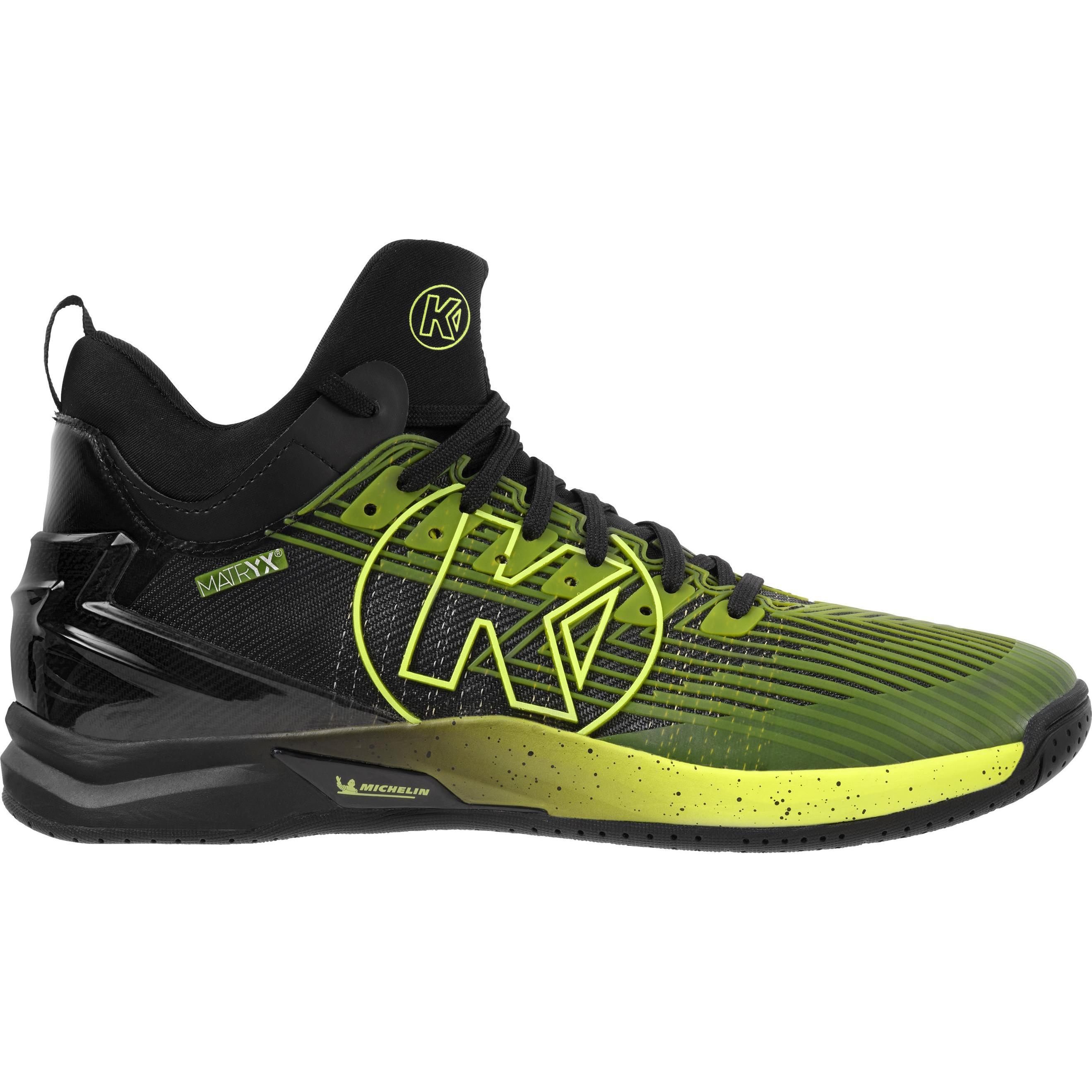 Kempa, Herren, Hallenschuhe, Hallen-Sport-Schuhe Attack Mid (44.5), Schwarz
