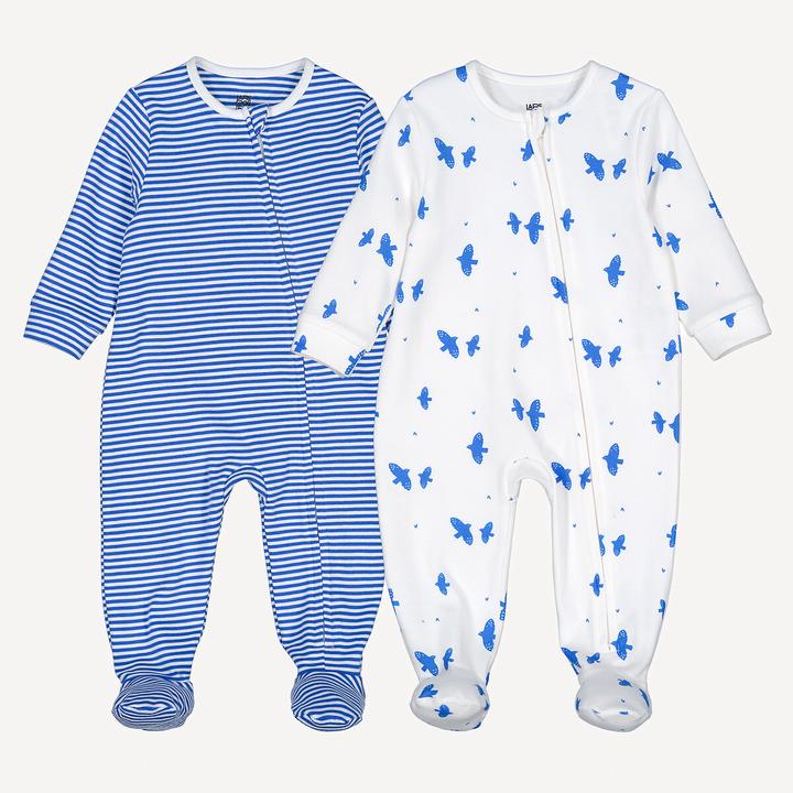 Actual product image La Redoute Collections 2er-Pack Baby Strampler aus Baumwolle (74)