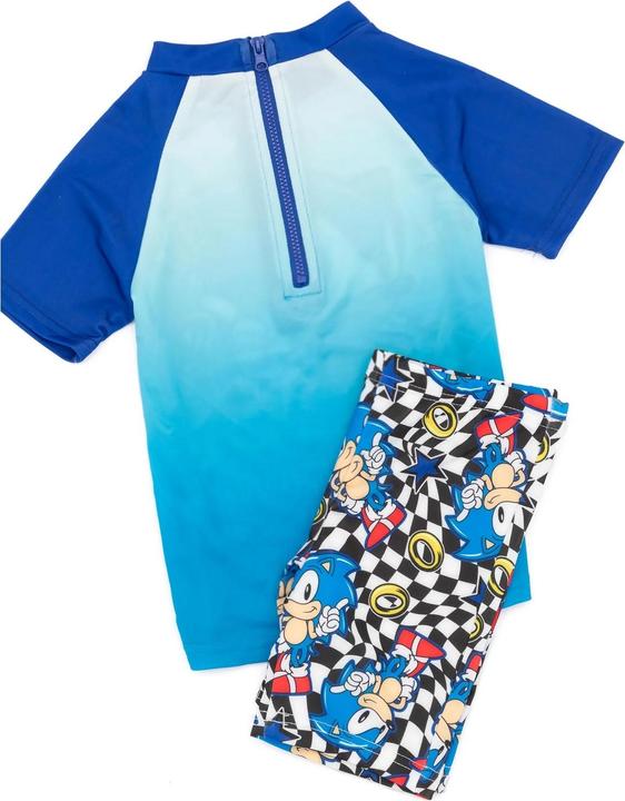 Actual product image Sonic The Hedgehog Boys Ring Two-Piece Swimsuit (110)