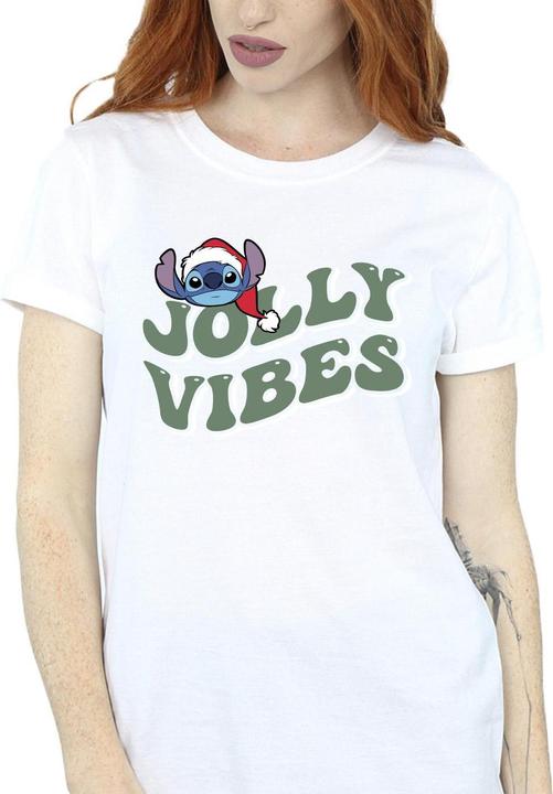 Image du produit Disney - T-shirt LILO & STITCH JOLLY CHILLING VIBES - Femme (L)