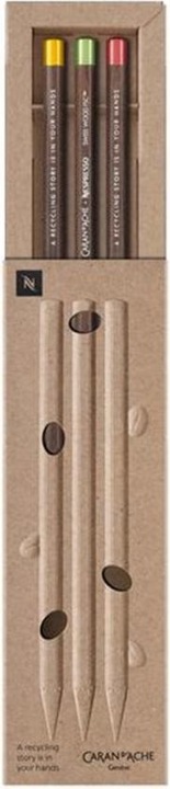 Actual product image Caran d'Ache Nespresso Swisswood (3 mm, HB, 3 x)