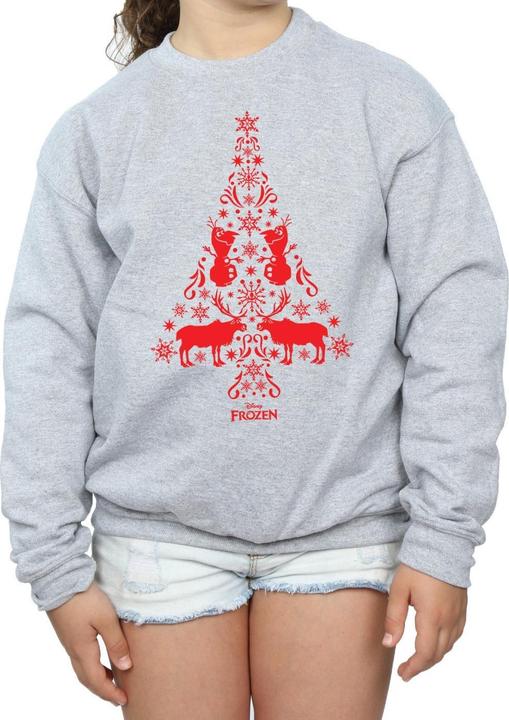 Produktbild Disney Frozen Christmas Tree Sweatshirt Mädchen (140, 146)