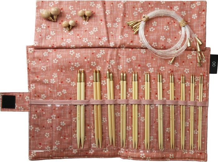 Seeknit Nadelset austauschbare Nadelspitzen Shirotake Luxe 2,50 - 6,00 mm 12,5 cm Pink