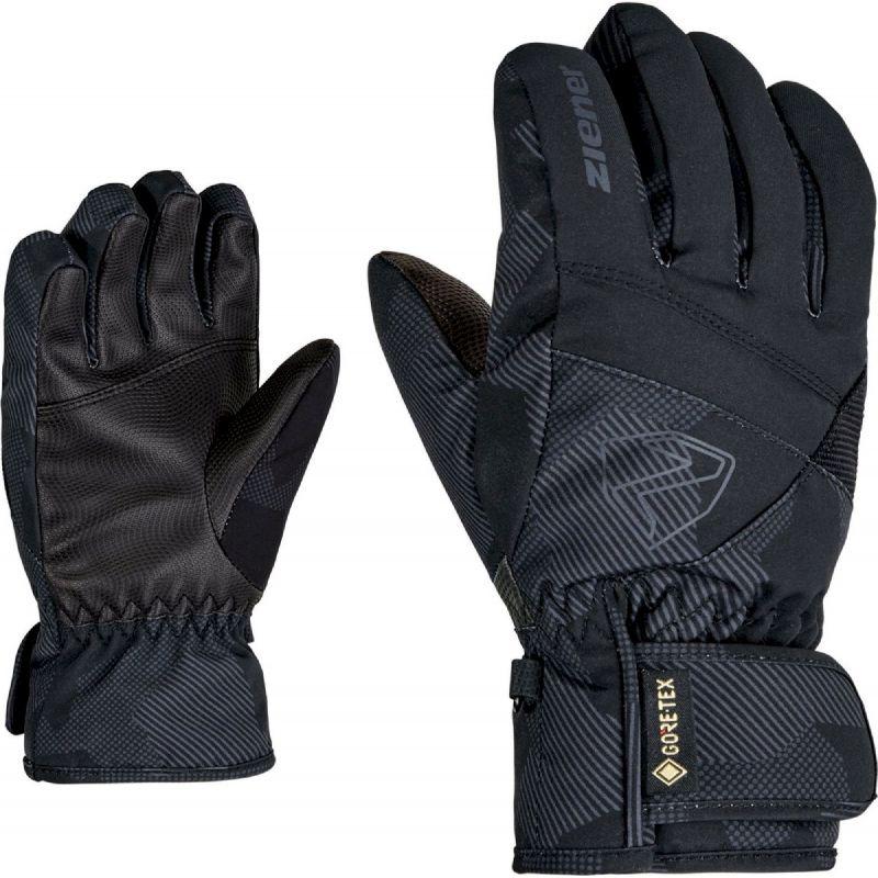 Ziener, Unisex, Handschuhe, Leif Gtx, Schwarz, Grau, (XS, S)