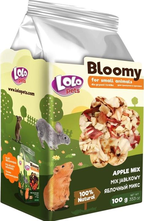 Bloomy tørret aeble, gnaver/Kanin, 100g (0.10 kg)
