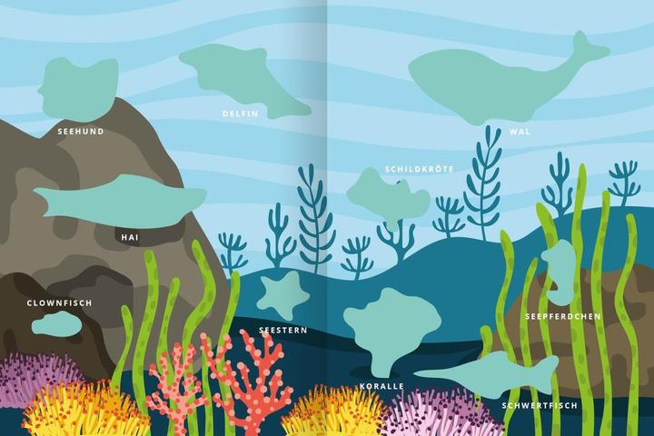 Produktbild Stickerheft, Bilderlexikon - Tiere