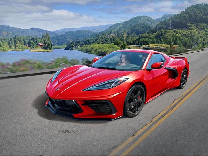 Actual product image Revell Corvette C8 Coupé