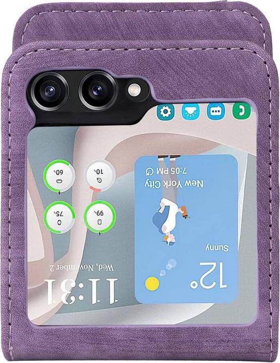 Produktbild Cover-Discount Galaxy Z Flip6 - Pratkische Hülle mit Kartenfächern (Samsung Galaxy Z Flip6)