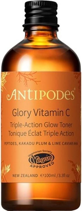 Antipodes Glory Vitamin C Triple-Action Glow Toner Vegan Skincare AHA (100 ml)