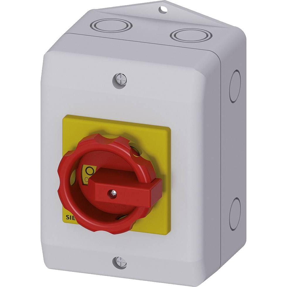 Siemens, Systemstromversorgung, Hauptschalter 25A 4p IP65 Einb Wart/Rep 3LD2164-1TC53