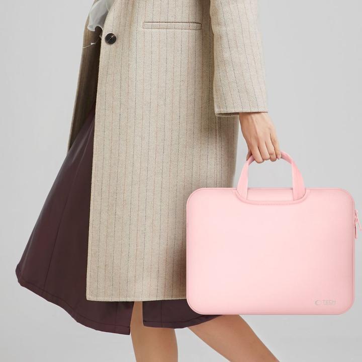 Productafbeelding Tech-Protect Laptoptas 13-14 Neopreen - Roze (14")