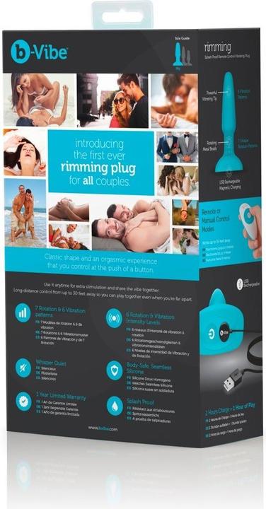 Produktbild Shots Rimming Remote Control Plug Teal