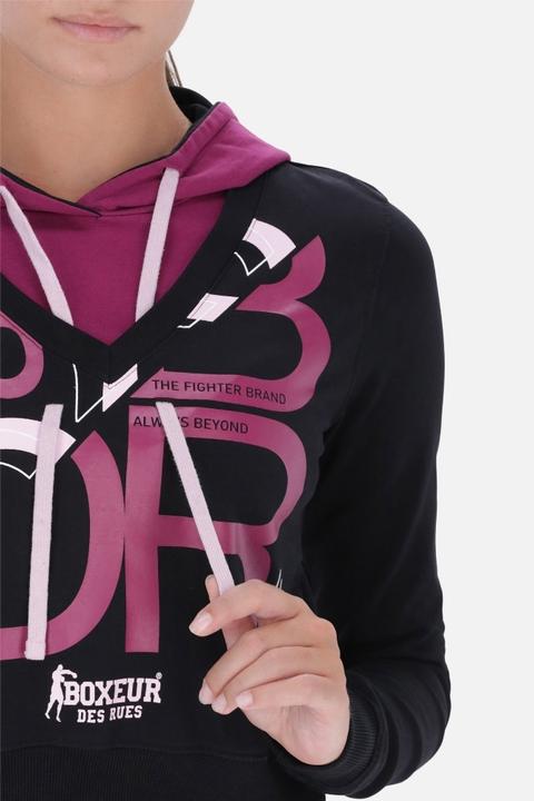 Immagine prodotto Boxeur des Rues Felpa Con Cappuccio E Collo A V (L)