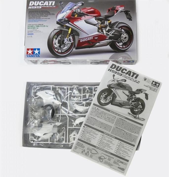 Actual product image Tamiya Motorcycle model 1:12 Ducati 1199 Panigale S Tricolore