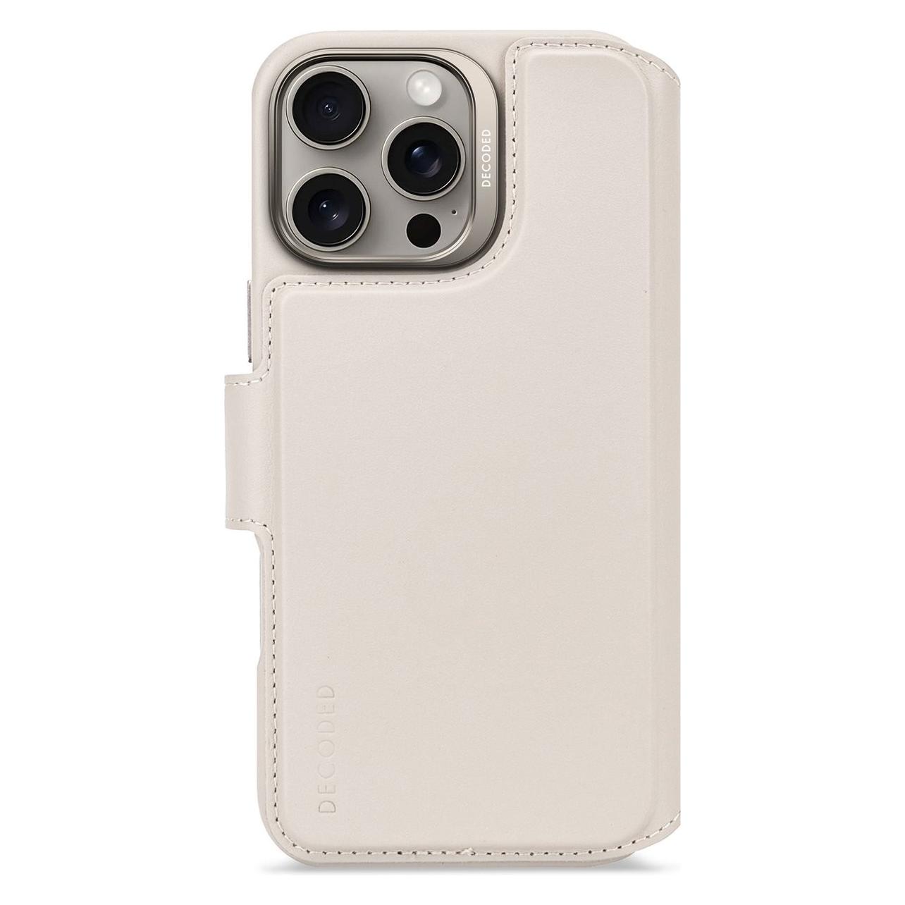 Decoded Tasche Für IPhone 16 Pro Max Kartenhalter (Apple IPhone 16 Pro Max), Smartphone Hülle, Beige