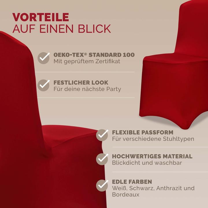 Produktbild Detex Stuhlhussen 4er Set