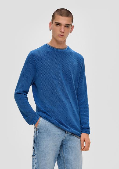 Immagine prodotto s.Oliver Strickpullover Strickpullover aus reiner Baumwolle (M)