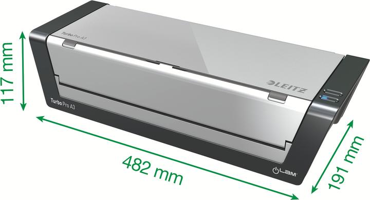 Actual product image Leitz iLAM Touch Turbo Pro Laminator A3 (80 - 250 µm, A3)