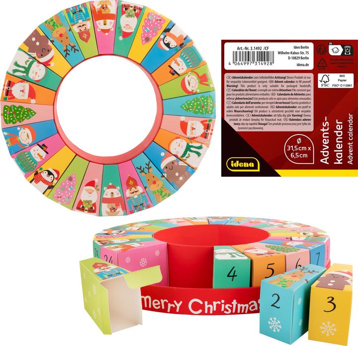 Actual product image Idena Advent calendar