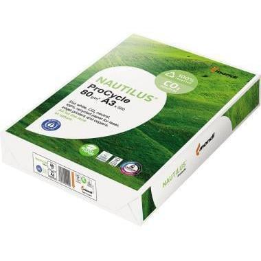 Nautilus Recyclingpapier ProCycle CO2 neutral DIN A4 80 g/qm 500 Blatt (80 g/m², 500 x, A4) (801057A80S)