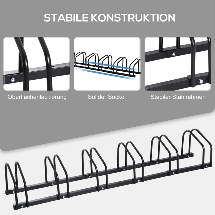 Actual product image Jamb Bicycle stand 6er