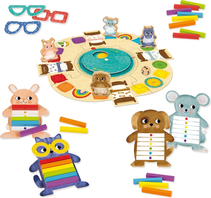 Immagine prodotto Goula Gioco di travestimento, d/f/i da 3 anni, 2-4 giocatori, gioco da tavolo colorato. (Tedesco, Francese, Italiano)