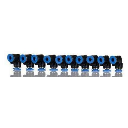 RS PRO Winkel-Einsteckadapter, Rohr-zu-Rohr, Polyoxymethylene, 10 bar (9160883)
