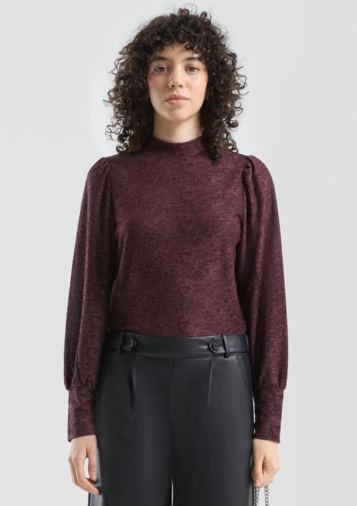 Immagine prodotto s.Oliver T-Shirt Blusenshirt mit abstraktem Jaquardmuster (M)
