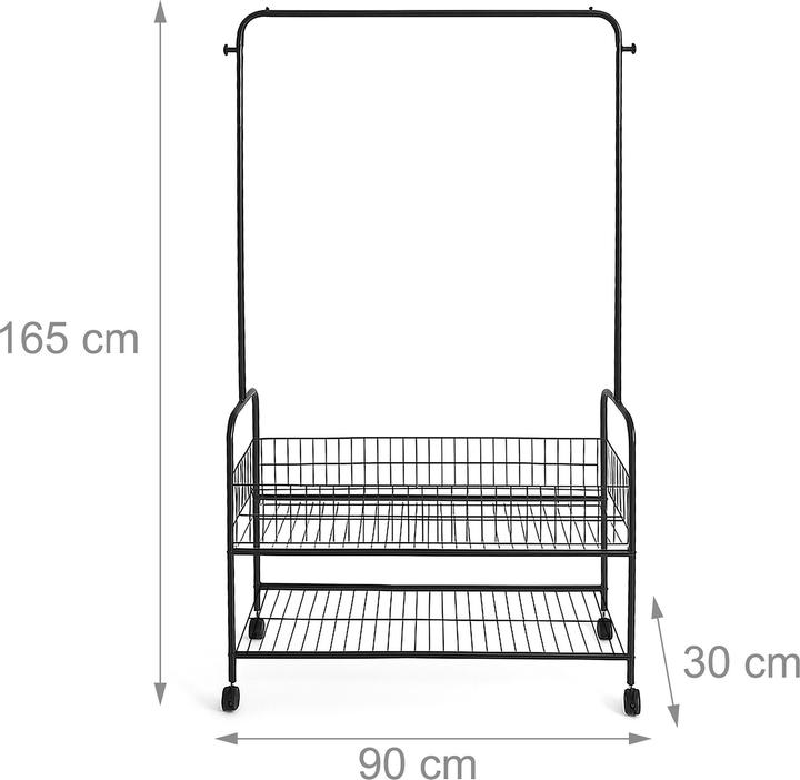 Actual product image Relaxdays Coat rack