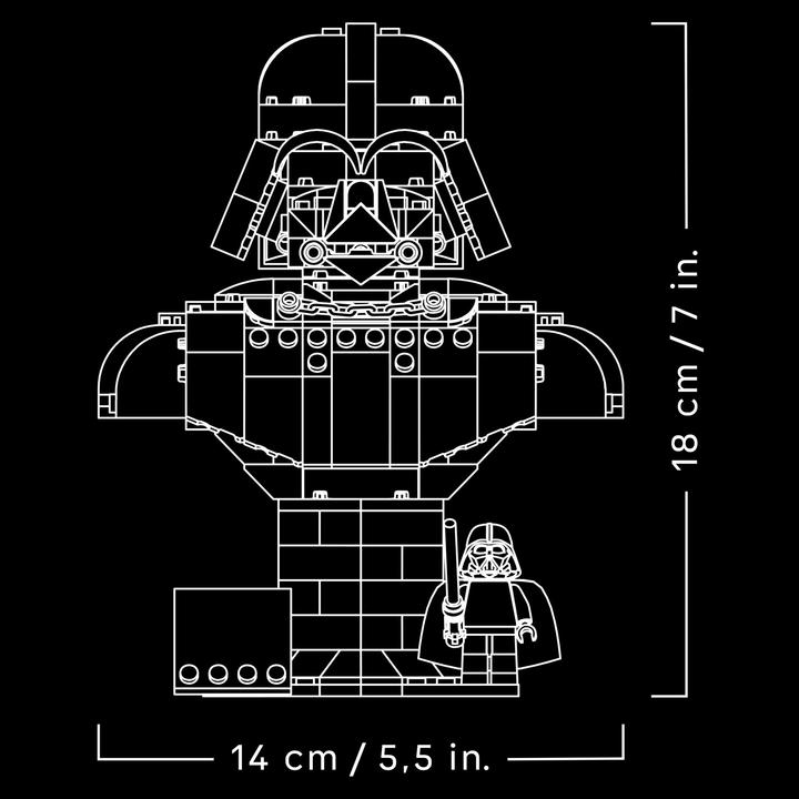 Immagine prodotto LEGO Darth Vader Büste (LEGO Star Wars)