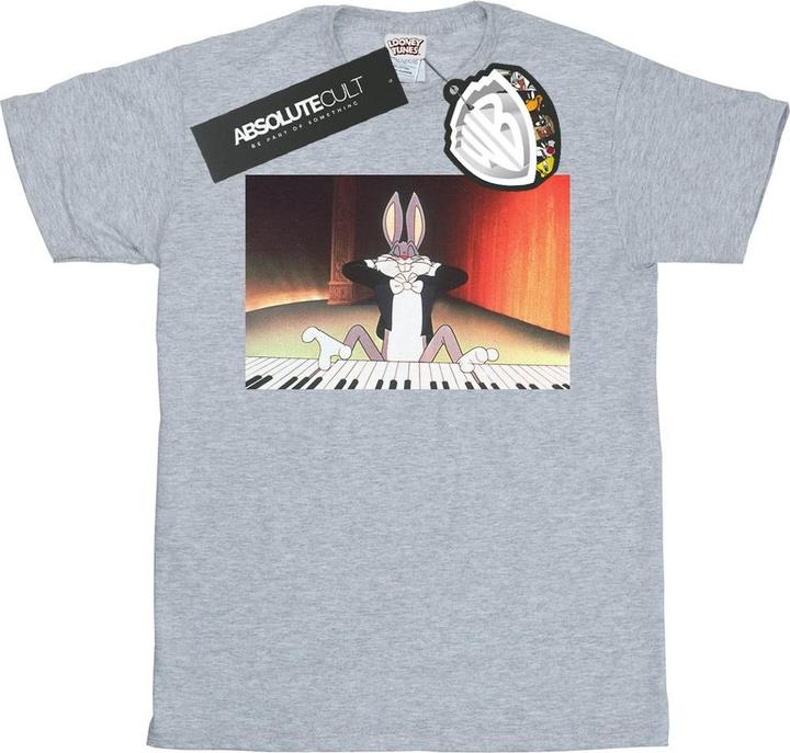 Produktbild Looney Tunes Bugs Bunny Playing Piano TShirt (5XL)