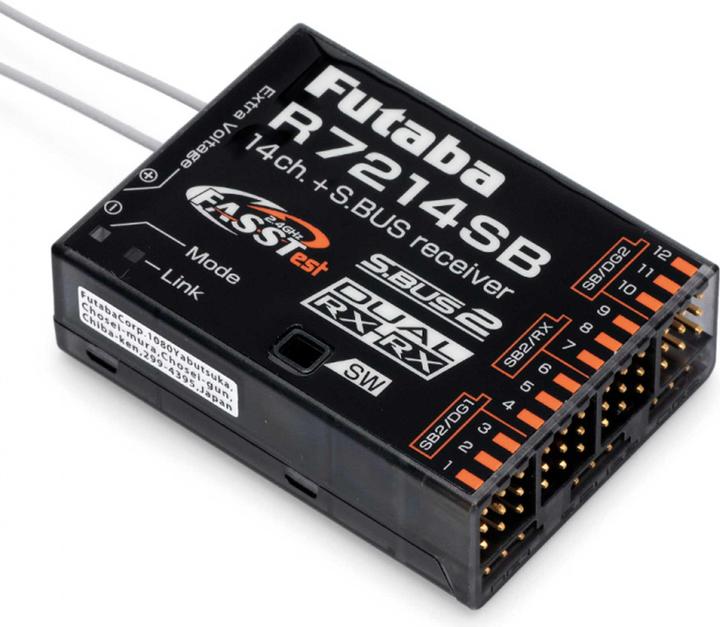 Actual product image Futaba R7214SB FASSTest 2.4G receiver