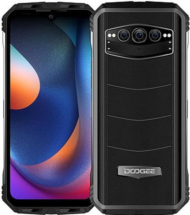 Doogee S100 -puhelin, 256/12+8 Gt, musta (256 GB, Musta, 6.58", 4G)