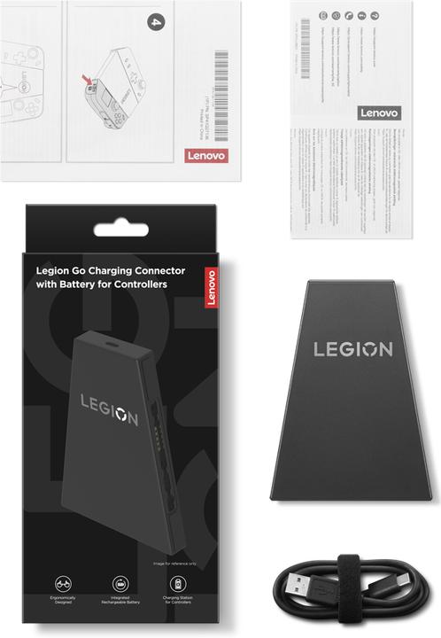 Actual product image Lenovo Legion Go Charging Connector with Battery for Controllers (P)
