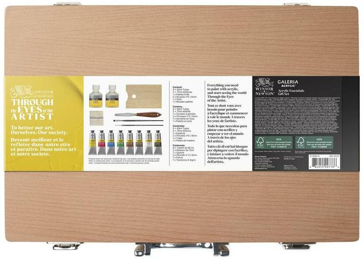 Produktbild Winsor & Newton Acrylfarbe Galeria 8 x 60 ml Tuben (480 ml)