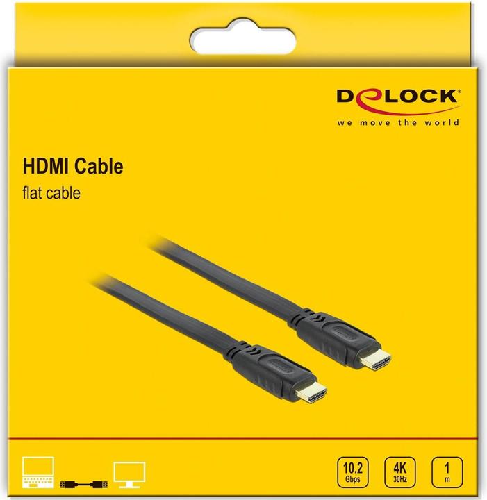 Image du produit Delock HDMI (Typ A) — HDMI (Typ A) (1 m)