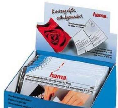 Produktbild Hama 1x10 Postkartenaufkleber 10x15