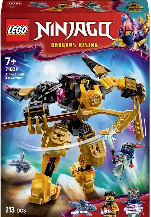 Actual product image LEGO Arins Spinjitzumech (71839, LEGO Ninjago)