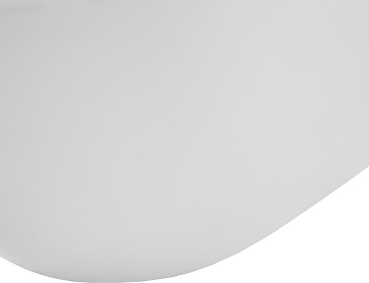 Actual product image Beliani Bath tub free-standing white oval 150 x 75 cm NEVIS (160 l, 150 cm, 75 cm)