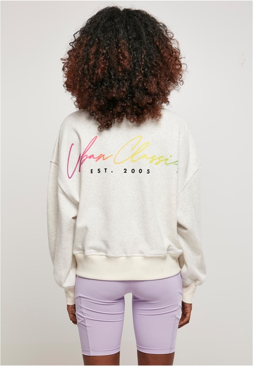 Actual product image Urban Classics Ladies Oversized Rainbow Crewneck - 17064 (L)