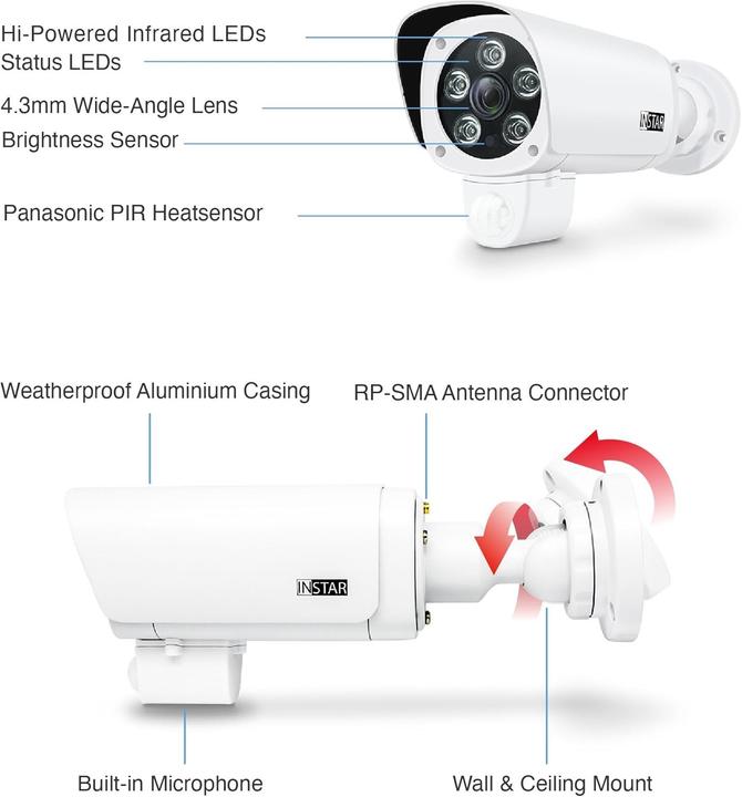 Actual product image Instar Surveillance camera (2560 x 1440 Pixels)