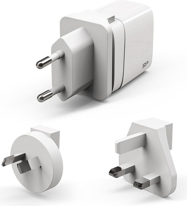 Immagine prodotto Silicon Power Caricabatterie da parete Silicon-Power QM16 USB/Typc Whi (20 W)