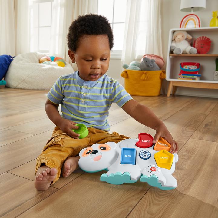 Actual product image Fisher-Price Linkimals™ Puzzlin' Shapes Polar Bear (French)