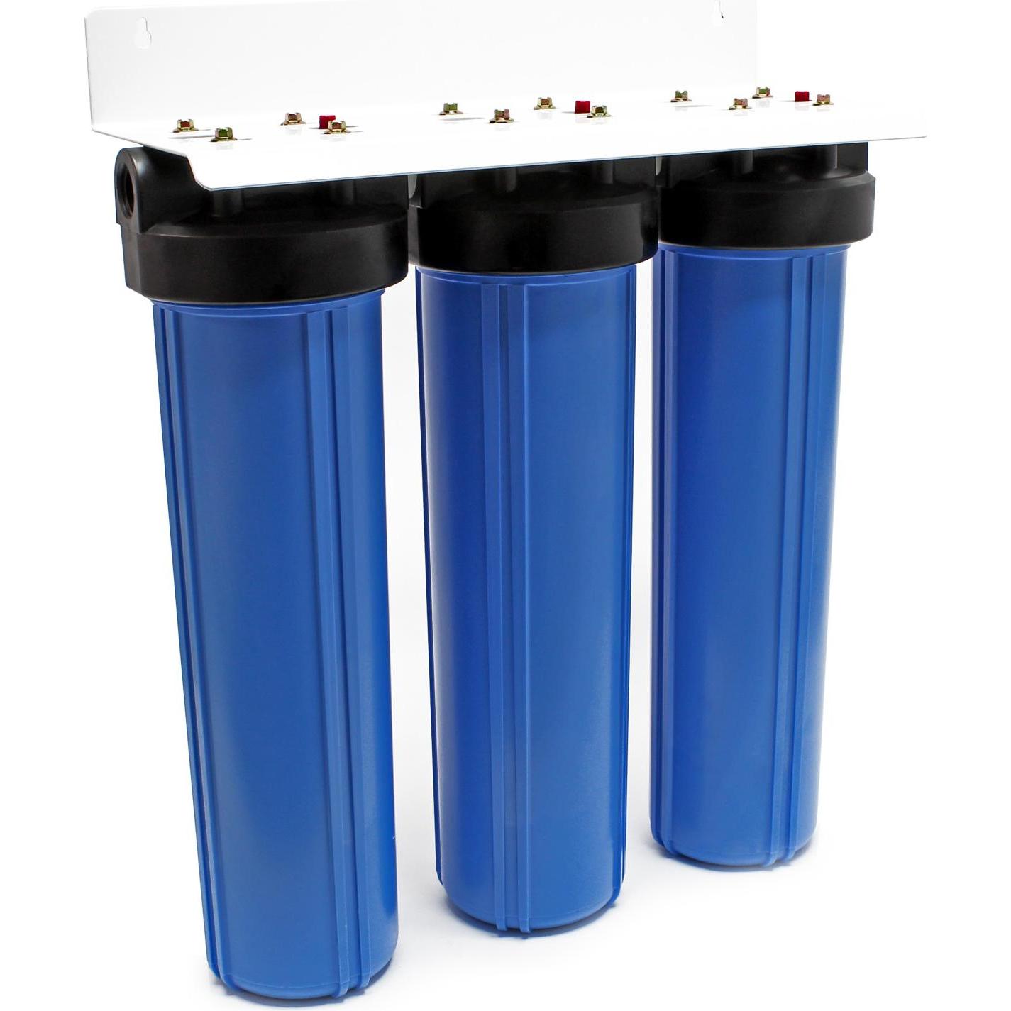 Naturewater NW-BRL03 3 Stufen Filter 5µ 32,89mm 1" Sedimentfilter Aktivkohle, Wasserfilter, Blau