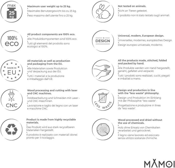 Nutritional values and ingredients Mamoi Babyschaukel
