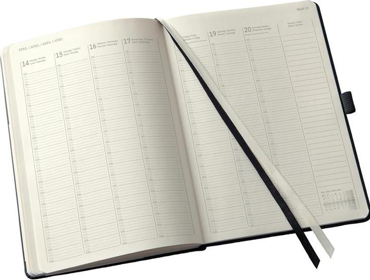 Image du produit Sigel Wochenkalender 2026 C2618 1W/2S schwarz 31.5x22.5cm (DIN A4 plus, 1 semaine / 2 pages)